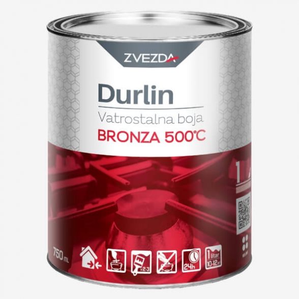 DURLIN Vatrostalna boja Bronza 500°C